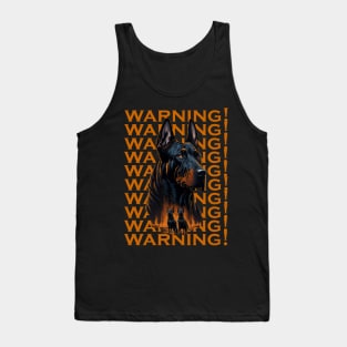 warning! I have a Doberman! Tank Top